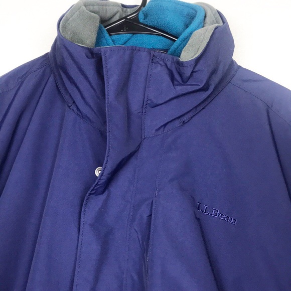 L.L. Bean Coat with removable fleece jacket - Picture 2 of 8
